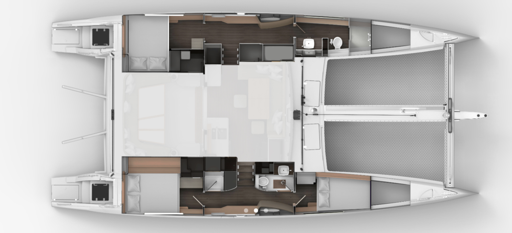 Outremer 51 Hull Floor Plan